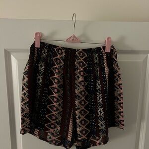 Tribal Print Shorts